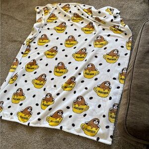 Sloth-Themed Kids Pajamas - White and Yellow